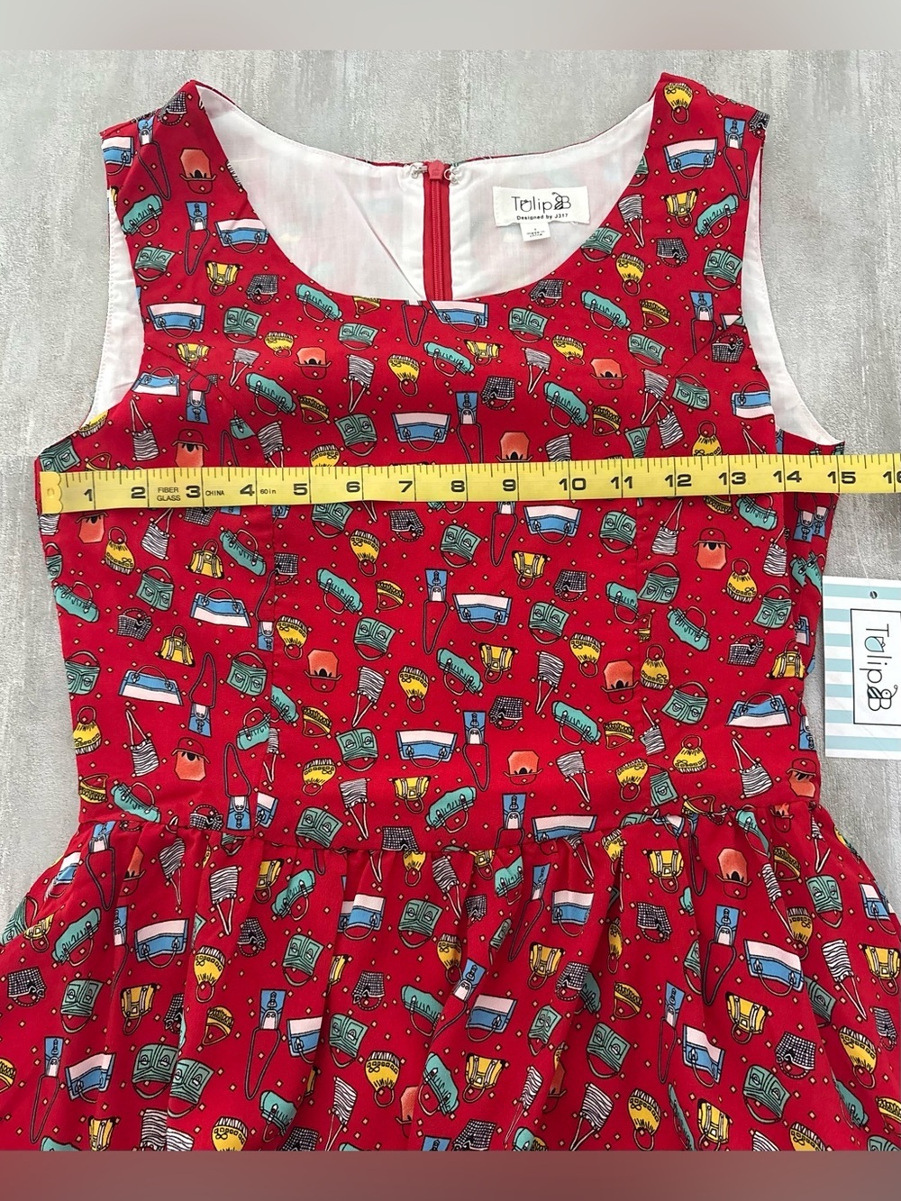 Tulip B Fit-and-Flare Midi Dress S - Picture 8 of 9